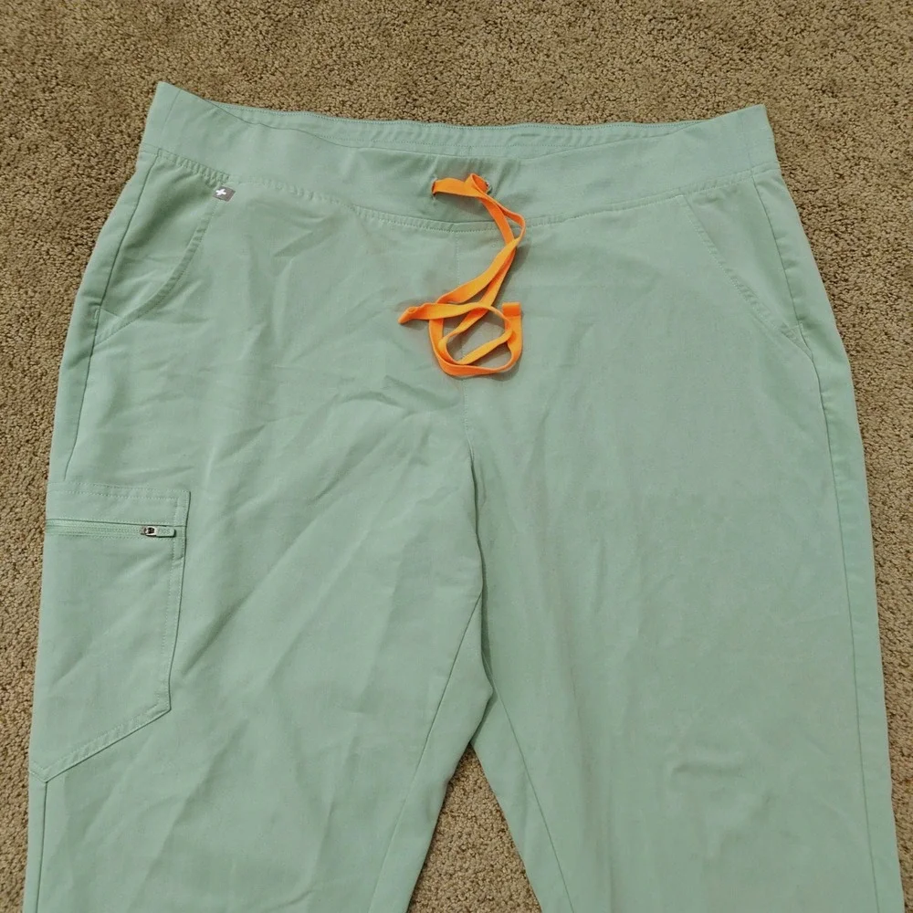 FIGS‎ Technical Collection Mens XXL Seafoam Green Jogger Scrub Pants